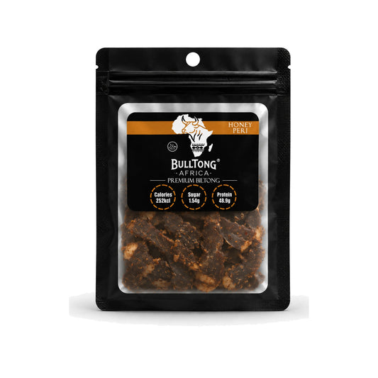 Honey Peri biltong 35g pack - BulltongAfrica halal South African biltong