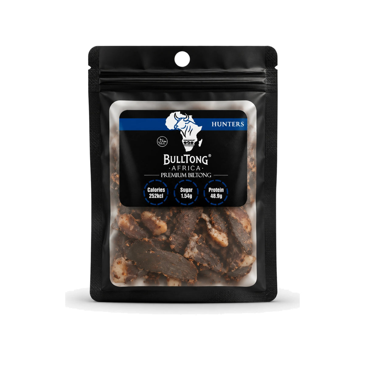 Traditional Hunters biltong 35g pack - BulltongAfrica halal South African biltong