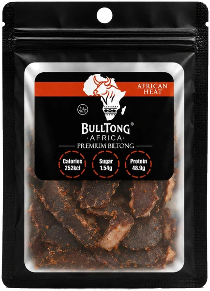 African Heat halal beef biltong, 35g pack