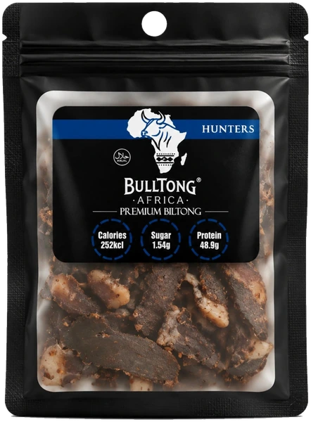 Traditional Hunters halal beef biltong, 35g pack