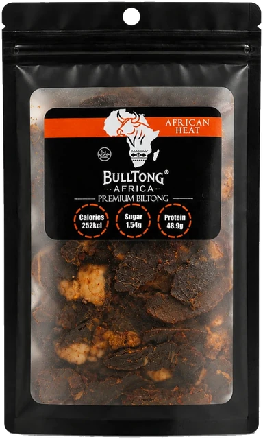 African Heat — BulltongAfrica 90g biltong pack